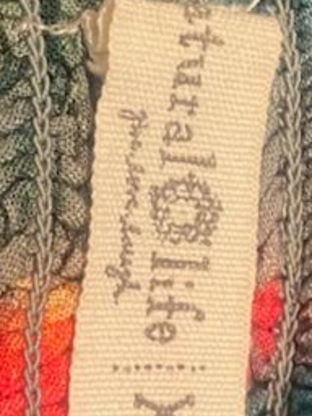 Floral Tiered Maxi Skirt - Olive & Coral - Picture 2 of 7